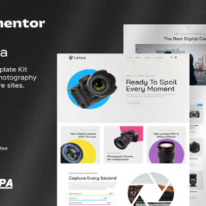 Lensa Elementor Template Kit