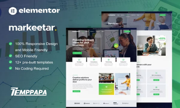 Markeetar Elementor Template Kit