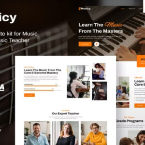 Musicy Elementor Template Kit