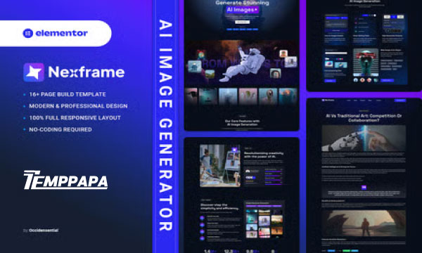 Nexframe Elementor Template Kit