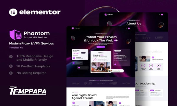 Phantom Elementor Template Kit