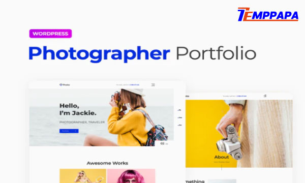 Proto Photographer Portfolio Template