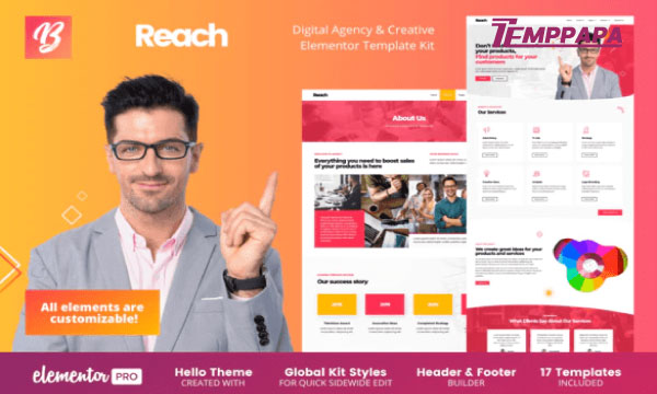 Reach Elementor Template Kit