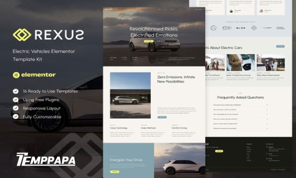 Rexus Elementor Template Kit