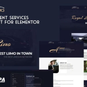 Royal Limo Elementor Template Kit