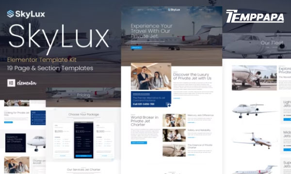 SkyLux Elementor Template Kit