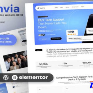 Techvia Elementor Template Kit