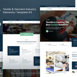 Textilery Elementor Template Kit
