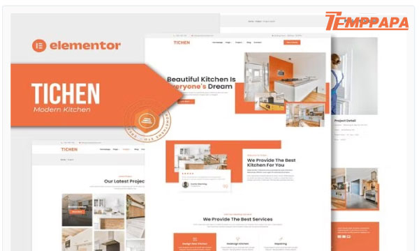 Tichen Elementor Template Kit