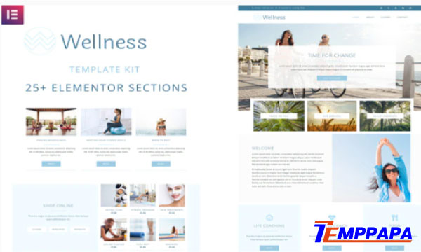 Wellness Elementor Template Kit