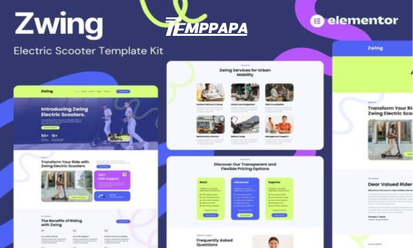 Zwing Elementor Template Kit