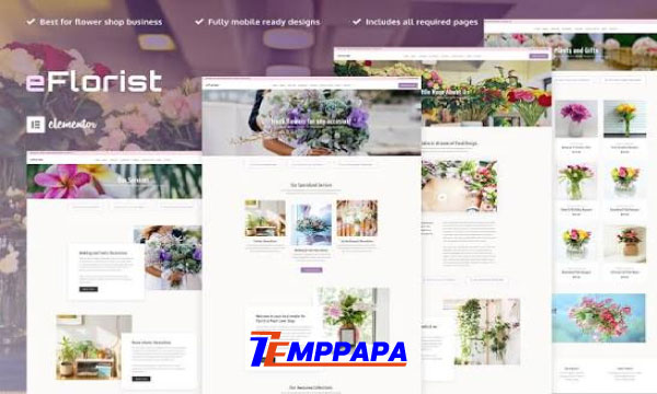 EFlorist Elementor Template Kit