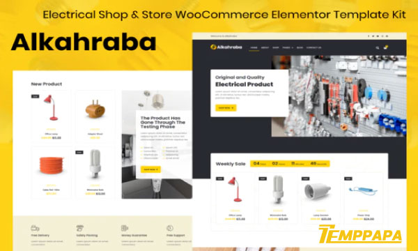 Alkahraba Elementor Template Kit