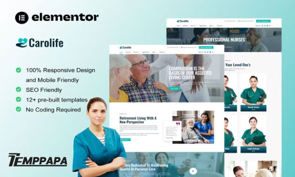 Carolife Elementor Template Kit