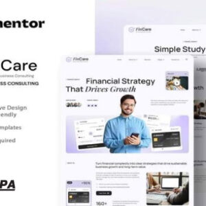 FinCare Elementor Template Kit