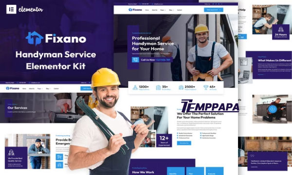 Fixano Elementor Template Kit