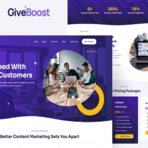 GiveBoost Elementor Template Kit