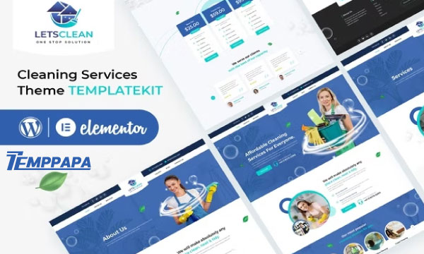 LetsClean Elementor Template Kit
