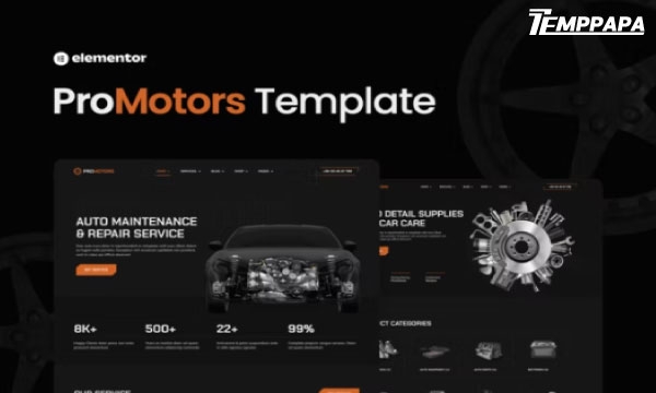 ProMotors Elementor Template Kit