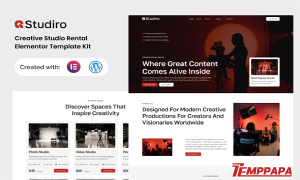 Studiro Elementor Template Kit