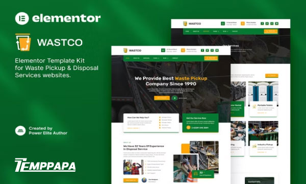 Wastco Elementor Template Kit